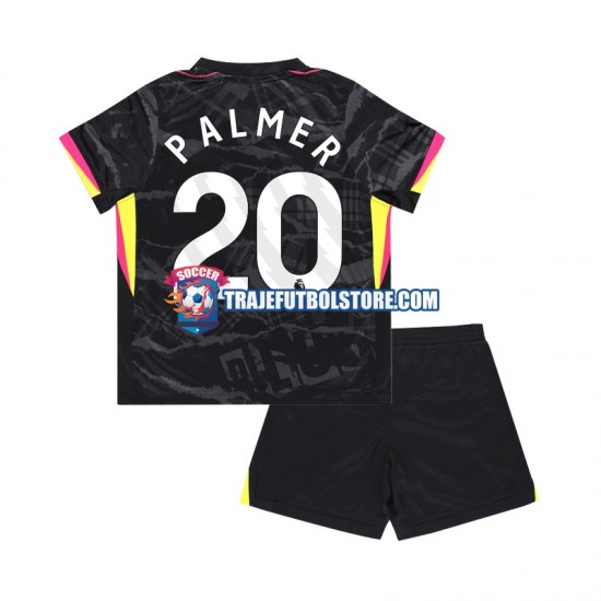 Camiseta 3ª Chelsea Cole Palmer 20 Niño 2024-2025 Manga Corta