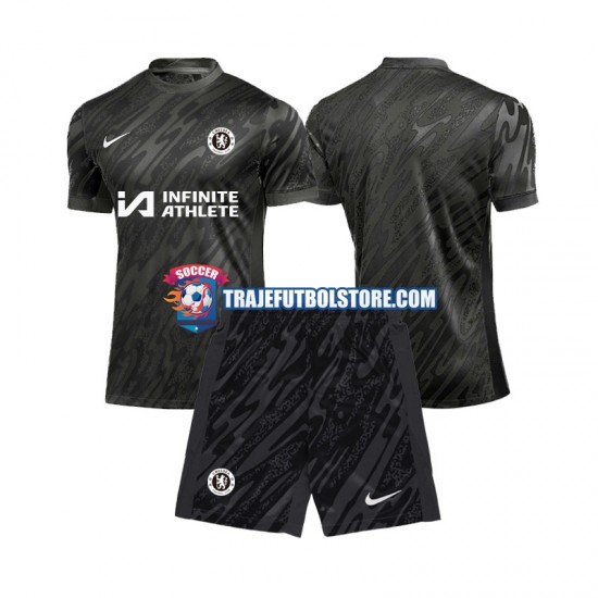 Camiseta 2ª Chelsea Portero Niño 2024-2025 Manga Corta