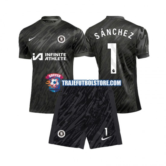 Camiseta 2ª Chelsea Robert Sanchez 1 Portero Niño 2024-2025 Manga Corta