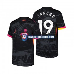 Camiseta 3ª Chelsea Jadon Sancho 19 Hombre 2024-2025 Manga Corta
