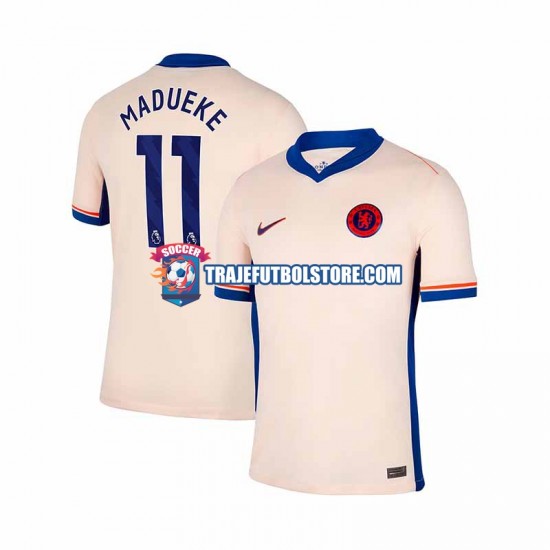 Camiseta 2ª Chelsea Noni Madueke 11 Hombre 2024-2025 Manga Corta