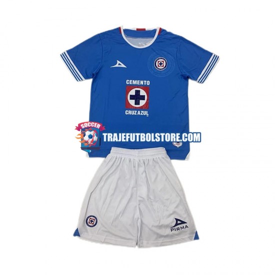 Camiseta 1ª Cruz Azul Niño 2024-2025 Manga Corta