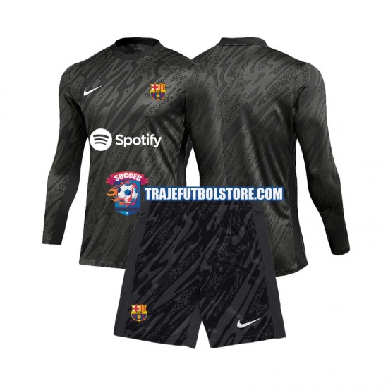 Camiseta 3ª FC Barcelona Portero Niño 2024-2025 ML