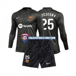 Camiseta 2ª FC Barcelona Wojciech Szczesny 25 Portero Niño 2024-2025 ML