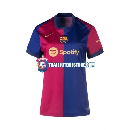 Camiseta 1ª FC Barcelona Mujer 2024-2025 Manga Corta
