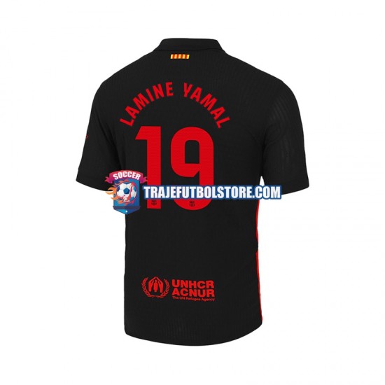 Camiseta 2ª FC Barcelona LAMINE YAMAL 19 Hombre 2024-2025 Manga Corta