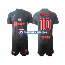 Camiseta 2ª FC Barcelona Lionel Messi 10 Niño 2024-2025 Manga Corta