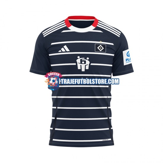 Camiseta 2ª Hamburger SV Hombre 2024-2025 Manga Corta