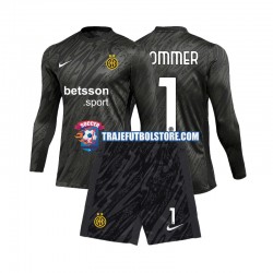 Camiseta 3ª Inter Milan Yann Sommer 1 Portero Niño 2024-2025 ML