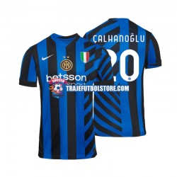 Camiseta 1ª Inter Milan Hakan Calhanoglu 20 Hombre 2024-2025 Manga Corta