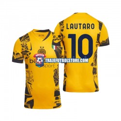 Camiseta 3ª Inter Milan Lautaro 10 Hombre 2024-2025 Manga Corta