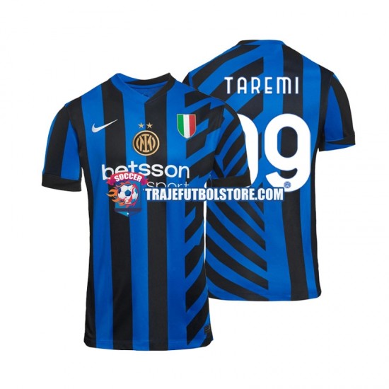 Camiseta 1ª Inter Milan Mehdi Taremi 99 Hombre 2024-2025 Manga Corta