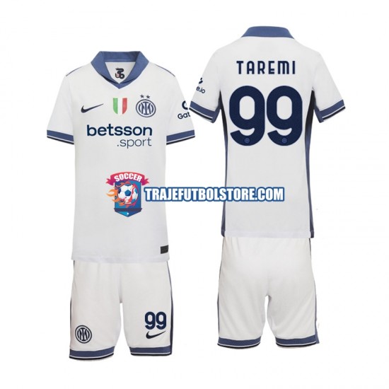 Camiseta 2ª Inter Milan Mehdi Taremi 99 Niño 2024-2025 Manga Corta