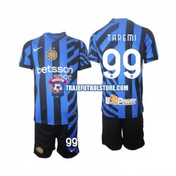 Camiseta 1ª Inter Milan Mehdi Taremi 99 Niño 2024-2025 Manga Corta