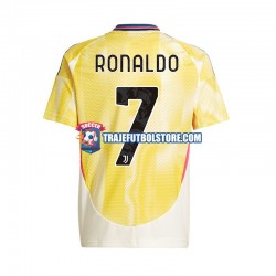Camiseta 2ª Juventus Cristiano Ronaldo 7 Hombre 2024-2025 Manga Corta