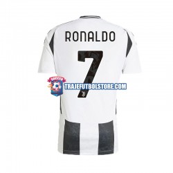 Camiseta 1ª Juventus Cristiano Ronaldo 7 Hombre 2024-2025 Manga Corta