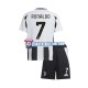Camiseta 1ª Juventus Cristiano Ronaldo 7 Niño 2024-2025 Manga Corta