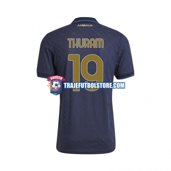 Camiseta 3ª Juventus Lilian Thuram 19 Hombre 2024-2025 Manga Corta