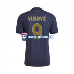 Camiseta 3ª Juventus Vlahovic 9 Hombre 2024-2025 Manga Corta