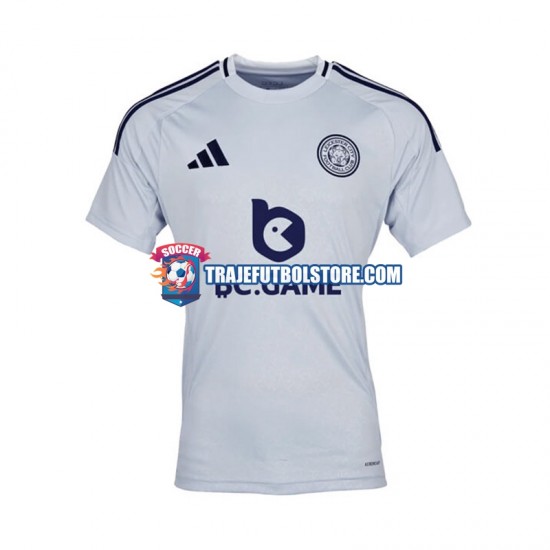 Camiseta 3ª Leicester City Hombre 2024-2025 Manga Corta