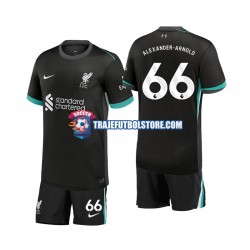Camiseta 2ª Liverpool Alexander-Arnold 66 Niño 2024-2025 Manga Corta