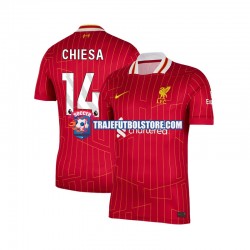 Camiseta 1ª Liverpool Federico Chiesa 14 Hombre 2024-2025 Manga Corta