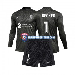 Camiseta 1ª Liverpool Alisson Becker 1 Portero Niño 2024-2025 ML