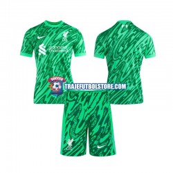 Camiseta 2ª Liverpool Portero Niño 2024-2025 Manga Corta