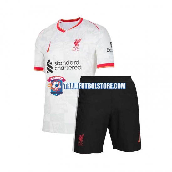 Camiseta 3ª Liverpool Niño 2024-2025 Manga Corta
