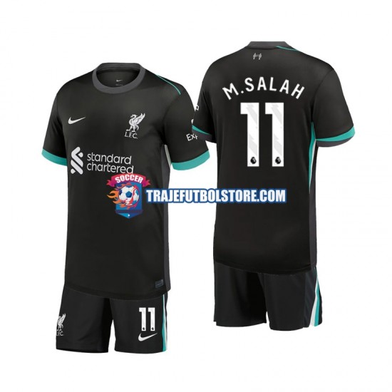 Camiseta 2ª Liverpool M.Salah 11 Niño 2024-2025 Manga Corta
