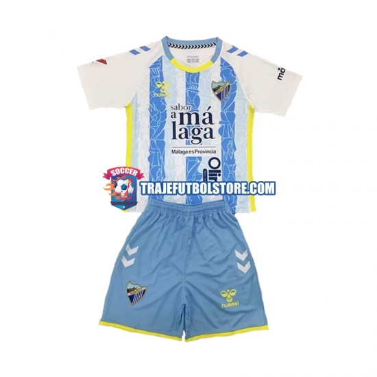 Camiseta 1ª Málaga CF Niño 2024-2025 Manga Corta
