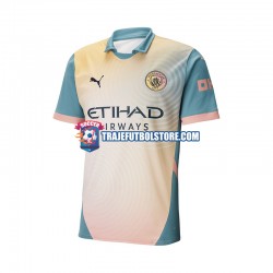 Camiseta 4ª Manchester City Hombre 2024-2025 Manga Corta