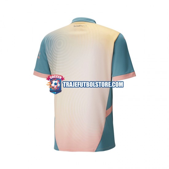 Camiseta 4ª Manchester City Hombre 2024-2025 Manga Corta