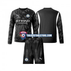 Camiseta 4ª Manchester City Portero Niño 2024-2025 ML