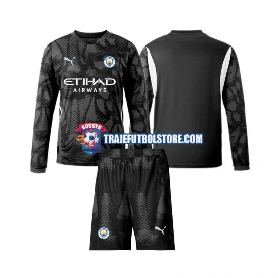 Camiseta 4ª Manchester City Portero Niño 2024-2025 ML