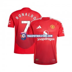 Camiseta 1ª Manchester United Cristiano Ronaldo 7 Hombre 2024-2025 Manga Corta