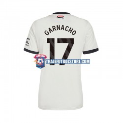 Camiseta 3ª Manchester United GARNACHO 17 Hombre 2024-2025 Manga Corta
