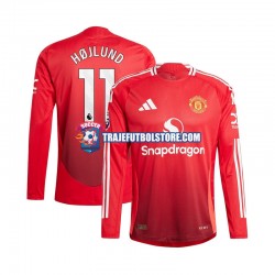 Camiseta 1ª Manchester United Rasmus Hojlund 11 Hombre 2024-2025 ML