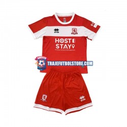 Camiseta 1ª Middlesbrough Niño 2024-2025 Manga Corta