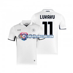 Camiseta 2ª Napoli Lukaku 11 Hombre 2024-2025 Manga Corta