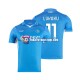 Camiseta 1ª Napoli Lukaku 11 Hombre 2024-2025 Manga Corta