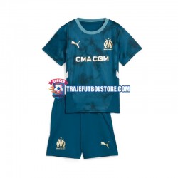 Camiseta 2ª Olympique de Marsella Niño 2024-2025 Manga Corta