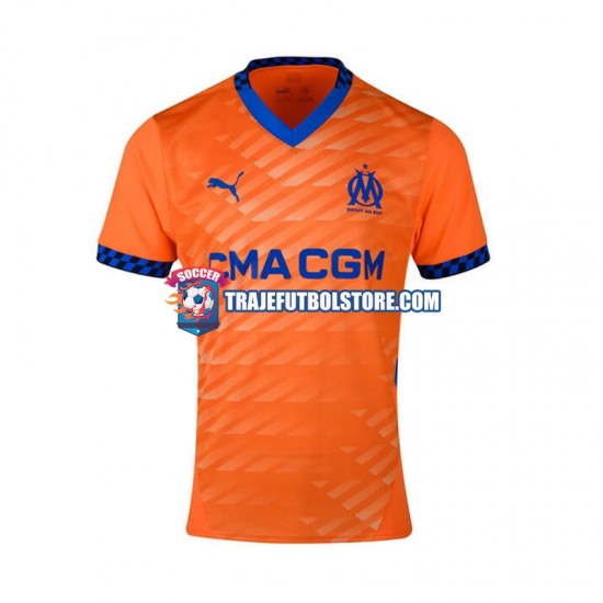Camiseta 3ª Olympique de Marsella Hombre 2024-2025 Manga Corta