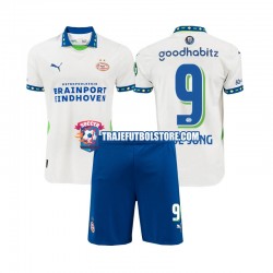 Camiseta 3ª PSV Eindhoven DE JONG 9 Niño 2024-2025 Manga Corta