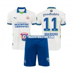 Camiseta 3ª PSV Eindhoven Johan Bakayoko 11 Niño 2024-2025 Manga Corta