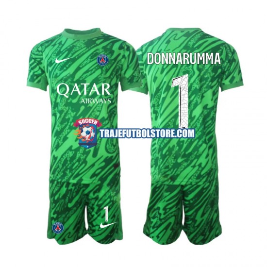Camiseta 2ª Paris Saint-Germain Gianluigi Donnarumma 1 Portero Niño 2024-2025 Manga Corta