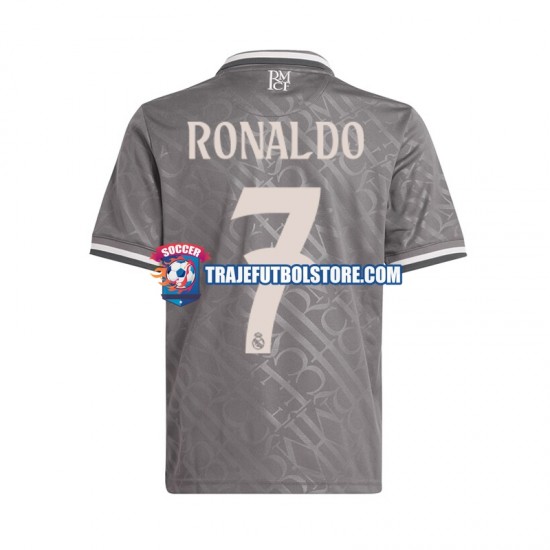 Camiseta 3ª Real Madrid Cristiano Ronaldo 7 Hombre 2024-2025 Manga Corta