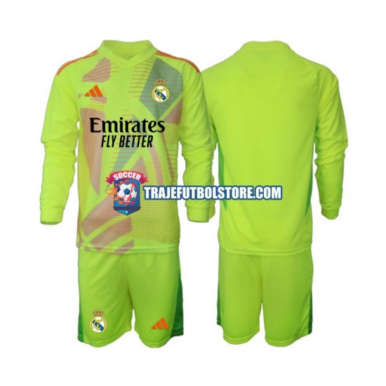 Camiseta 4ª Real Madrid Portero Niño 2024-2025 ML