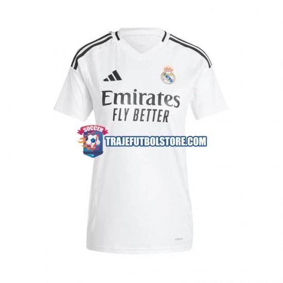 Camiseta 1ª Real Madrid Mujer 2024-2025 Manga Corta