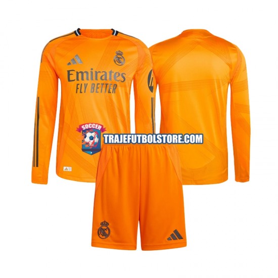 Camiseta 2ª Real Madrid Niño 2024-2025 ML